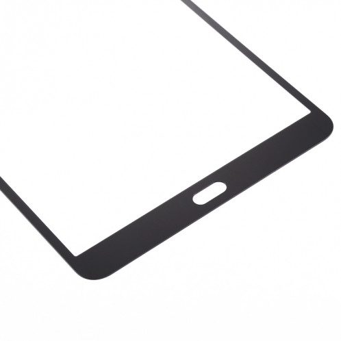 Pour Samsung Galaxy Tab S2 8.0 / T713 Lentille extérieure en verre avec adhésif OCA optiquement transparent (noir) SH58BL1728-06