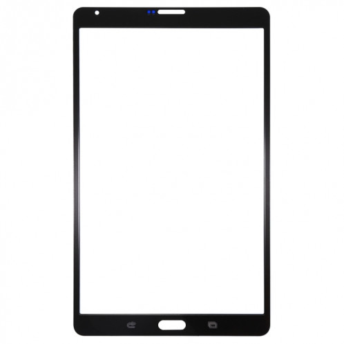 Pour Samsung Galaxy Tab S 8.4 LTE / T705 Lentille extérieure en verre avec adhésif OCA optiquement transparent (noir) SH59BL1973-06
