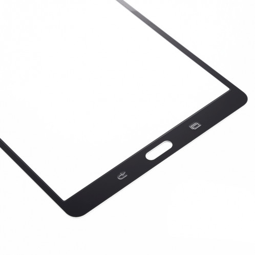 Pour Samsung Galaxy Tab S 8.4 LTE / T705 Lentille extérieure en verre avec adhésif OCA optiquement transparent (blanc) SH59WL336-06