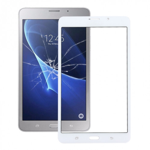 Pour Samsung Galaxy Tab A 7.0 LTE (2016) / T285 Lentille extérieure en verre avec adhésif OCA optiquement transparent (blanc) SH63WL531-06