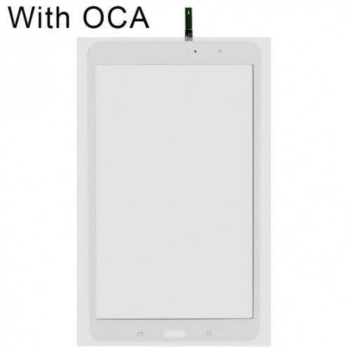 Pour écran tactile Samsung Galaxy Tab Pro 8.4 / T320 avec adhésif optiquement transparent OCA (blanc) SH967W1337-06