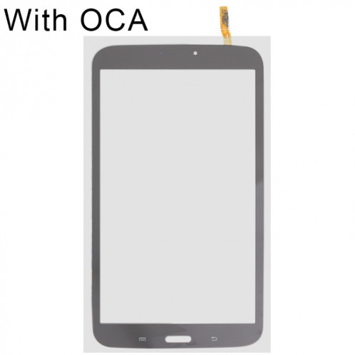 Pour écran tactile Samsung Galaxy Tab 3 8.0 / T310 avec adhésif OCA optiquement transparent (noir) SH968B1173-06