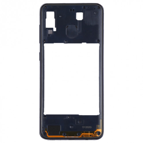 Pour Galaxy A20 Middle Frame Bezel Plate (Noir) SH982B1091-06