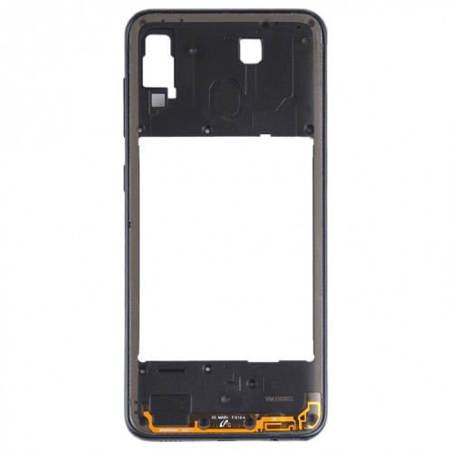 Cadre de boîtier arrière pour Galaxy A30 SM-A305F/DS (noir) SH984B871-06