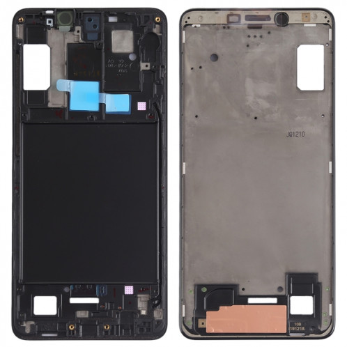 Pour Galaxy A9 (2018) plaque de cadre LCD du boîtier avant (noir) SH987B1107-06
