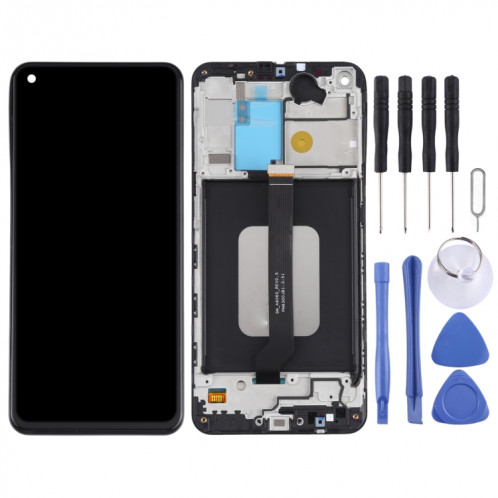 Écran LCD d'origine pour Samsung Galaxy A60 SM-A606 Digitizer Full Assembly avec Frame (Noir) SH007B598-06