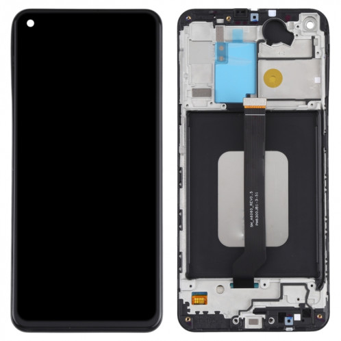 Écran LCD d'origine pour Samsung Galaxy A60 SM-A606 Digitizer Full Assembly avec Frame (Noir) SH007B598-06