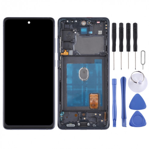 Écran LCD Super AMOLED d'origine pour Samsung Galaxy S20 FE 4G SM-G780 Assemblage complet du numériseur avec cadre (Bleu) SH010L1981-06