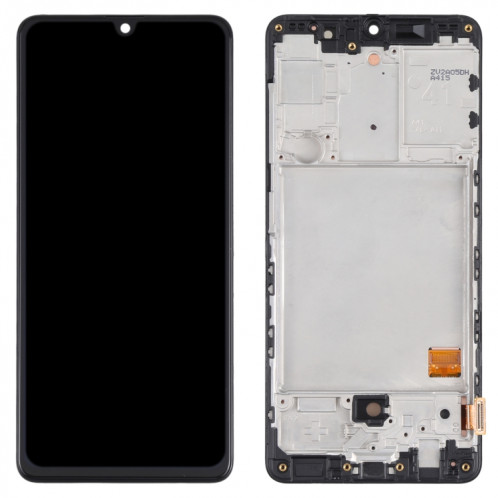 Écran LCD Super AMOLED d'origine pour Samsung Galaxy A41 SM-A415 Assemblage complet du numériseur avec cadre (Noir) SH015B1074-06
