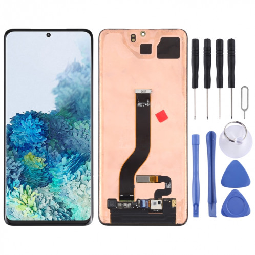 Écran LCD Super AMOLED d'origine pour Samsung Galaxy S20 + 4G SM-G985 avec assemblage complet du numériseur SH3036524-06