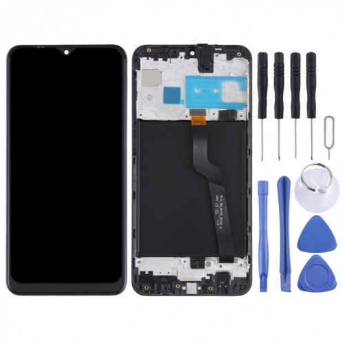 Écran LCD d'origine pour Samsung Galaxy M10 SM-M105 Digitizer Assemblage complet avec cadre (Noir) SH037B677-06