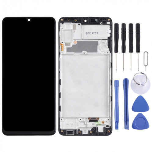 incell Écran LCD pour Samsung Galaxy A22 4G Digitizer Assemblage complet avec cadre (Noir) SH046B1312-06