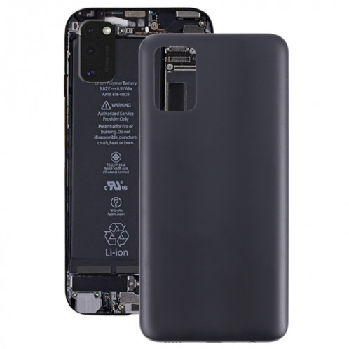 Pour Samsung Galaxy A03s SM-A037 Batterie Couverture Arrière (Noir) SH60BL382-06
