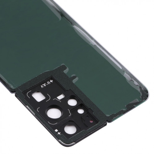 Couverture arrière de la batterie avec couvercle de la lentille de caméra pour Samsung Galaxy S21 Ultra 5G (Noir) SH67BL1037-06