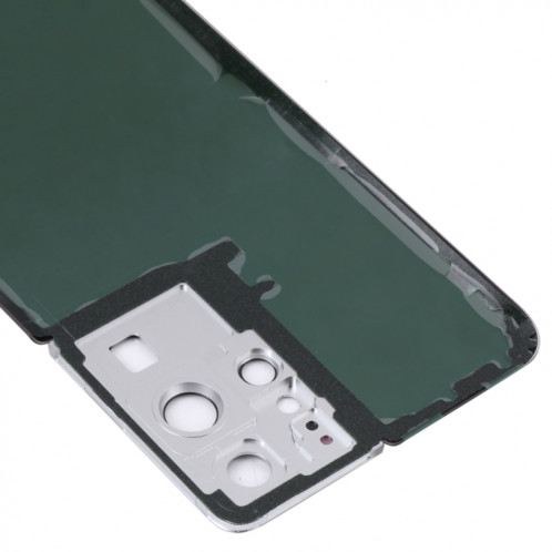 Couverture arrière de la batterie avec couvercle de la lentille de caméra pour Samsung Galaxy S21 Ultra 5G (Blanc) SH67WL1374-06