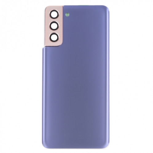Couverture arrière de la batterie avec couvercle de la lentille de caméra pour Samsung Galaxy S21 + 5G (violet) SH68PL857-06