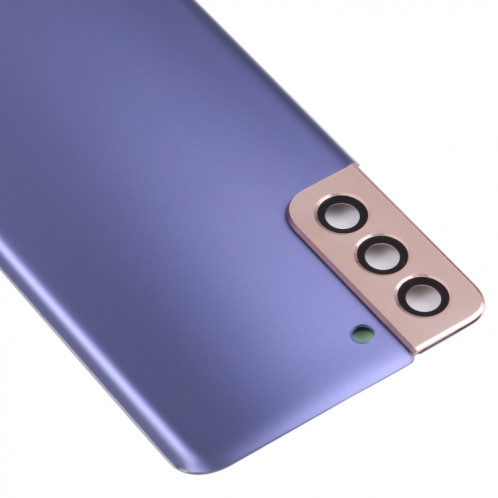 Couverture arrière de la batterie avec couvercle de la lentille de caméra pour Samsung Galaxy S21 + 5G (violet) SH68PL857-06