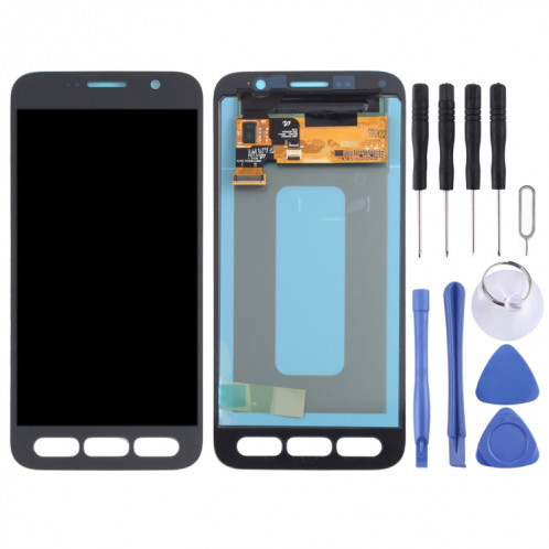 Écran LCD Super AMOLED d'origine pour Samsung Galaxy S7 SM-G891 actif avec assemblage complet du numériseur (noir) SH77BL322-06