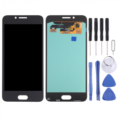 Écran LCD OLED pour Samsung Galaxy C5 Pro SM-C5010 avec assemblage complet du numériseur (noir) SH83BL1684-06