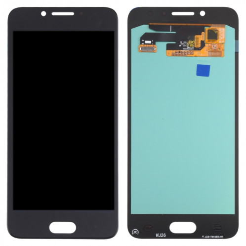 Écran LCD OLED pour Samsung Galaxy C5 Pro SM-C5010 avec assemblage complet du numériseur (noir) SH83BL1684-06