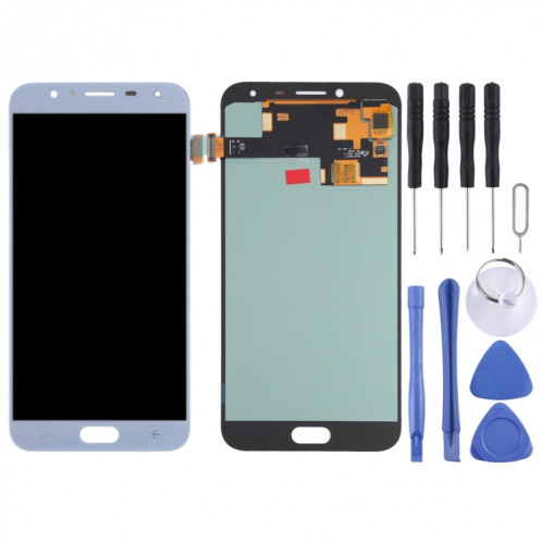 Écran LCD OLED pour Samsung Galaxy J4 2018 SM-J400 avec assemblage complet du numériseur (Bleu) SH092L963-06