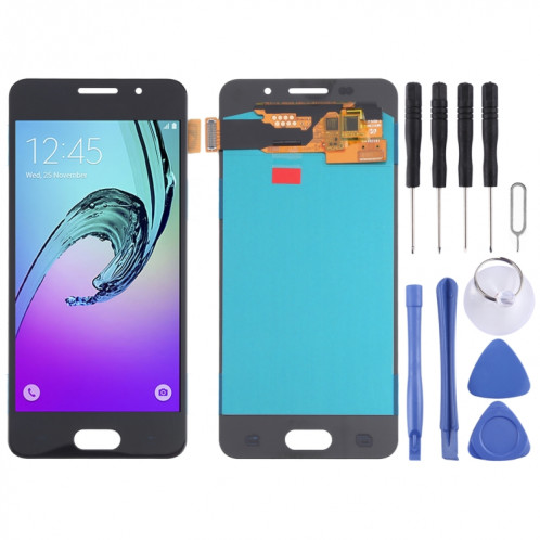 Écran LCD OLED pour Samsung Galaxy A3 (2016) SM-A310 avec assemblage complet du numériseur (Noir) SH30941625-06