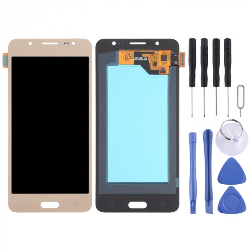 Écran LCD OLED pour Samsung Galaxy J5 (2016) SM-J510 avec assemblage complet du numériseur (or) SH97JL834-06