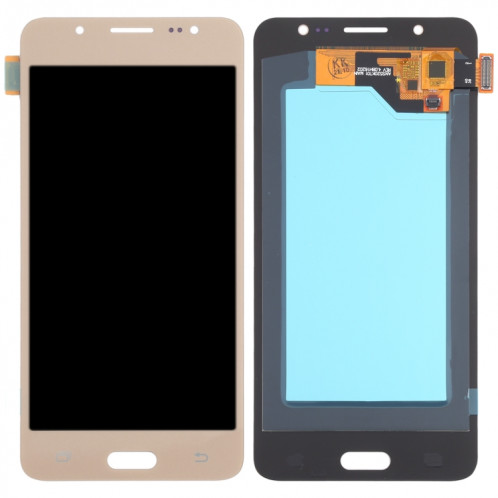 Écran LCD OLED pour Samsung Galaxy J5 (2016) SM-J510 avec assemblage complet du numériseur (or) SH97JL834-06
