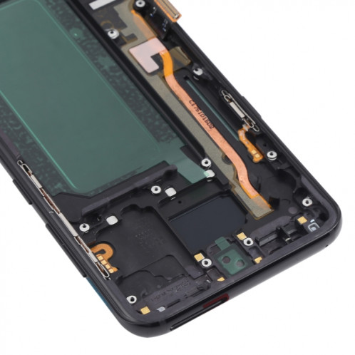 Écran LCD OLED pour Samsung Galaxy S8+ SM-G955 Assemblage complet du numériseur avec cadre (Noir) SH099B534-06