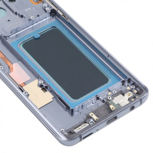 Écran LCD OLED pour Samsung Galaxy S9+ SM-G965 Assemblage complet du numériseur avec cadre (Gris) SH100H566-06
