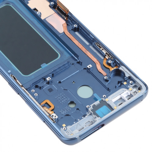 Écran LCD OLED pour Samsung Galaxy S9+ SM-G965 Assemblage complet du numériseur avec cadre (Bleu) SH100L454-06