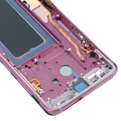 Écran LCD OLED pour Samsung Galaxy S9+ SM-G965 Assemblage complet du numériseur avec cadre (Violet) SH100P690-06