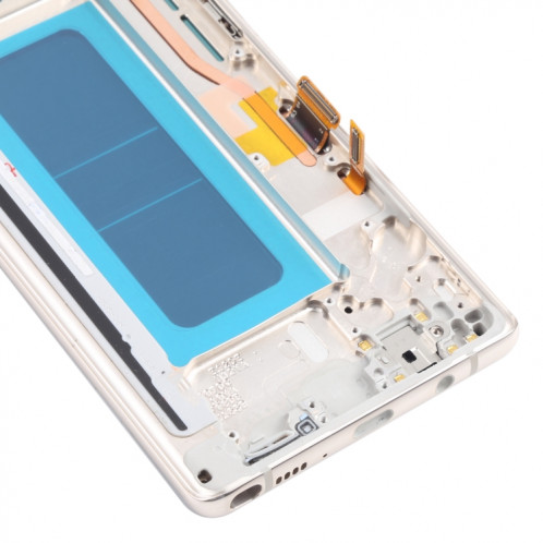 Écran LCD OLED pour Samsung Galaxy Note 8 SM-N950 Assemblage complet du numériseur avec cadre (Or) SH101J143-06
