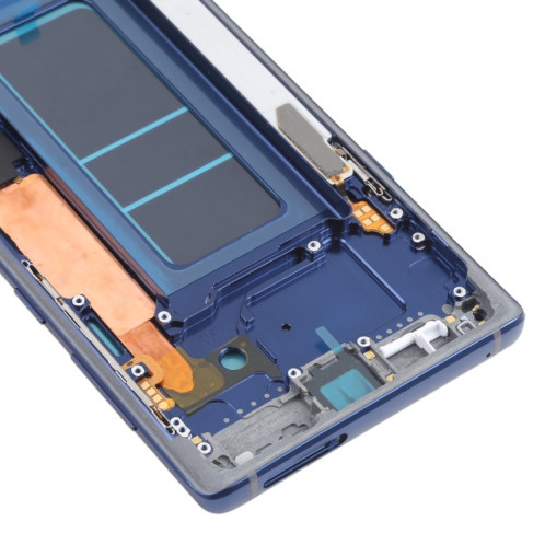 Écran LCD OLED pour Samsung Galaxy Note9 SM-N960 Assemblage complet du numériseur avec cadre (Bleu) SH102L1277-06