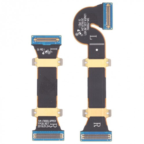 Pour Samsung Galaxy Fold SM-F900 1 paire de câble flexible d'axe de rotation d'origine SH31161304-04