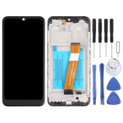 Écran LCD OEM pour Samsung Galaxy M01 Assemblage complet du numériseur avec cadre (États-Unis) SH31291540-06