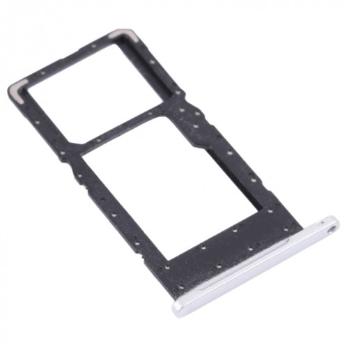 Plateau de carte SIM + plateau de carte micro SD pour Samsung Galaxy Tab A7 Lite SM-T225 (argent) SH176S175-04