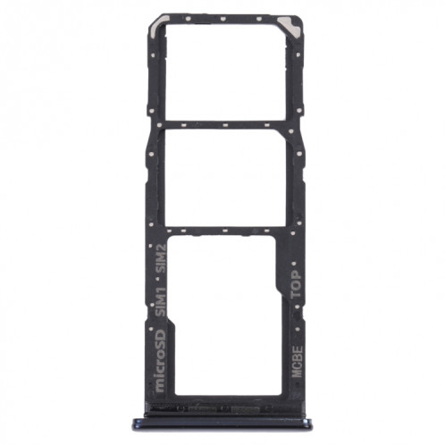 Pour Samsung Galaxy M32 5G SM-M326B Plateau de carte SIM d'origine + Plateau de carte SIM + Plateau de carte Micro SD (Noir) SH201B1171-04