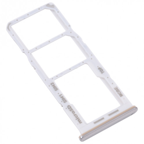 Pour Samsung Galaxy M32 5G SM-M326B Plateau de carte SIM d'origine + Plateau de carte SIM + Plateau de carte Micro SD (Blanc) SH201W454-04