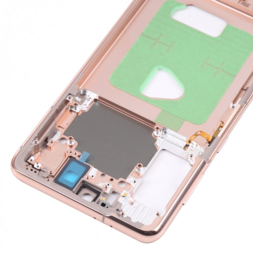 Pour Samsung Galaxy S21 + 5G SM-G996B Plaque de cadre intermédiaire (rose) SH224F112-06