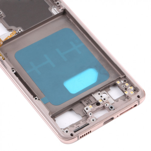 Pour Samsung Galaxy S21 5G SM-G991B Plaque de cadre intermédiaire (or) SH226J1384-06