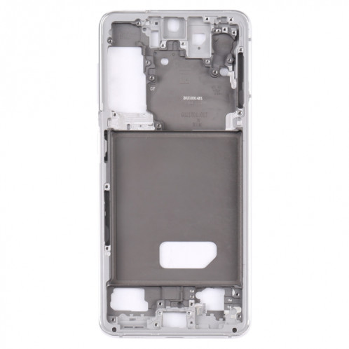 Pour Samsung Galaxy S21 5G SM-G991B plaque de lunette de cadre moyen (argent) SH226S1651-06