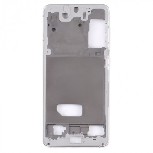 Pour Samsung Galaxy S21 5G SM-G991B plaque de lunette de cadre moyen (argent) SH226S1651-06