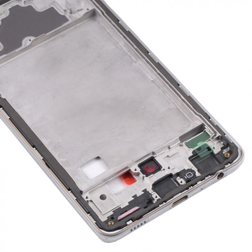 Pour Samsung Galaxy A52 5G SM-A526B plaque de lunette de cadre moyen (argent) SH228S1119-06