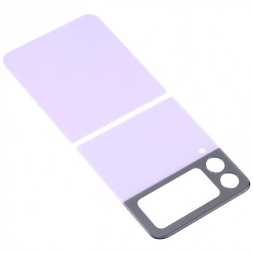 Coque arrière de batterie en verre pour Samsung Galaxy Z Flip3 5G SM-F711B (violet) SH231P1676-06
