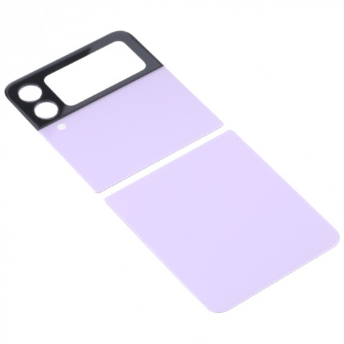 Coque arrière de batterie en verre pour Samsung Galaxy Z Flip3 5G SM-F711B (violet) SH231P1676-06