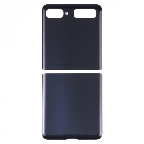Coque arrière de batterie en verre pour Samsung Galaxy Z Flip 4G SM-F700 (noir) SH232B1061-06