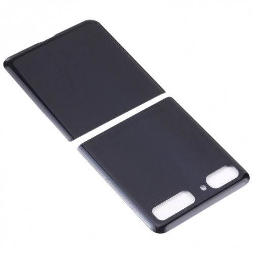 Coque arrière de batterie en verre pour Samsung Galaxy Z Flip 4G SM-F700 (noir) SH232B1061-06