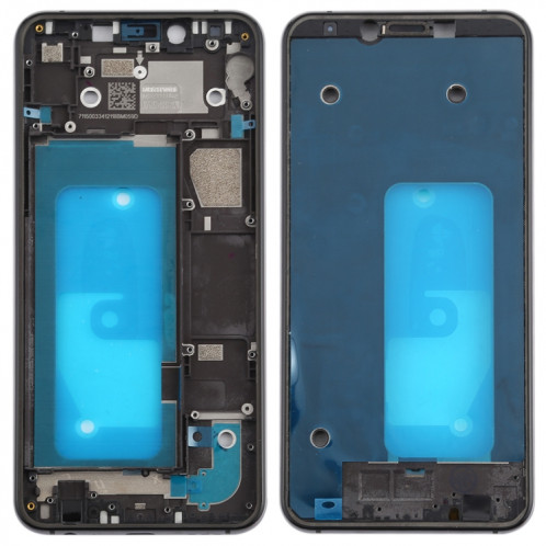 Pour Galaxy A6s Middle Frame Bezel Plate (Noir) SH263B1183-06