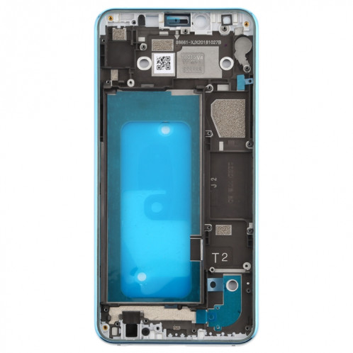 Pour Galaxy A6s Middle Frame Bezel Plate (Bleu) SH263L1824-06